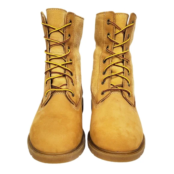 New Timberland linden woods waterproof fold down boots women 6 wheat nubuck faux - Picture 10 of 16